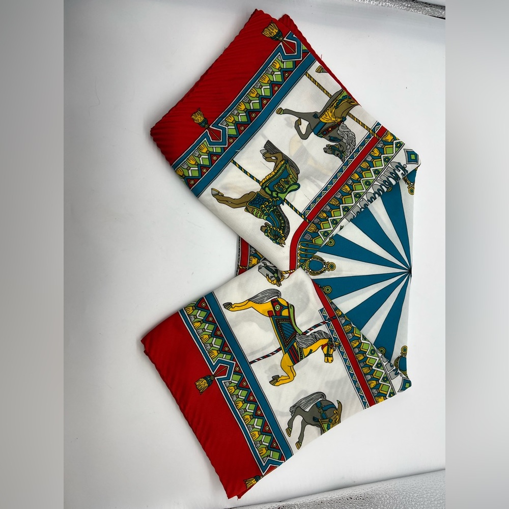 Polyester Carousel Scarf